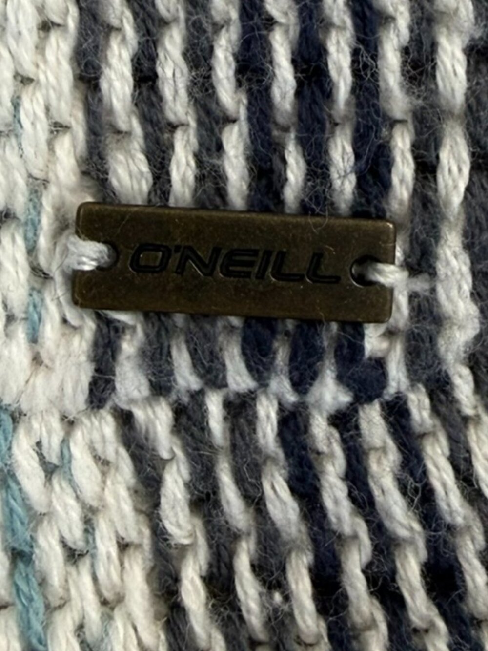 O'Neill Catamaran Relaxed Hooded Baja Sweater Stripe Pullover Size M - Picture 6 of 9